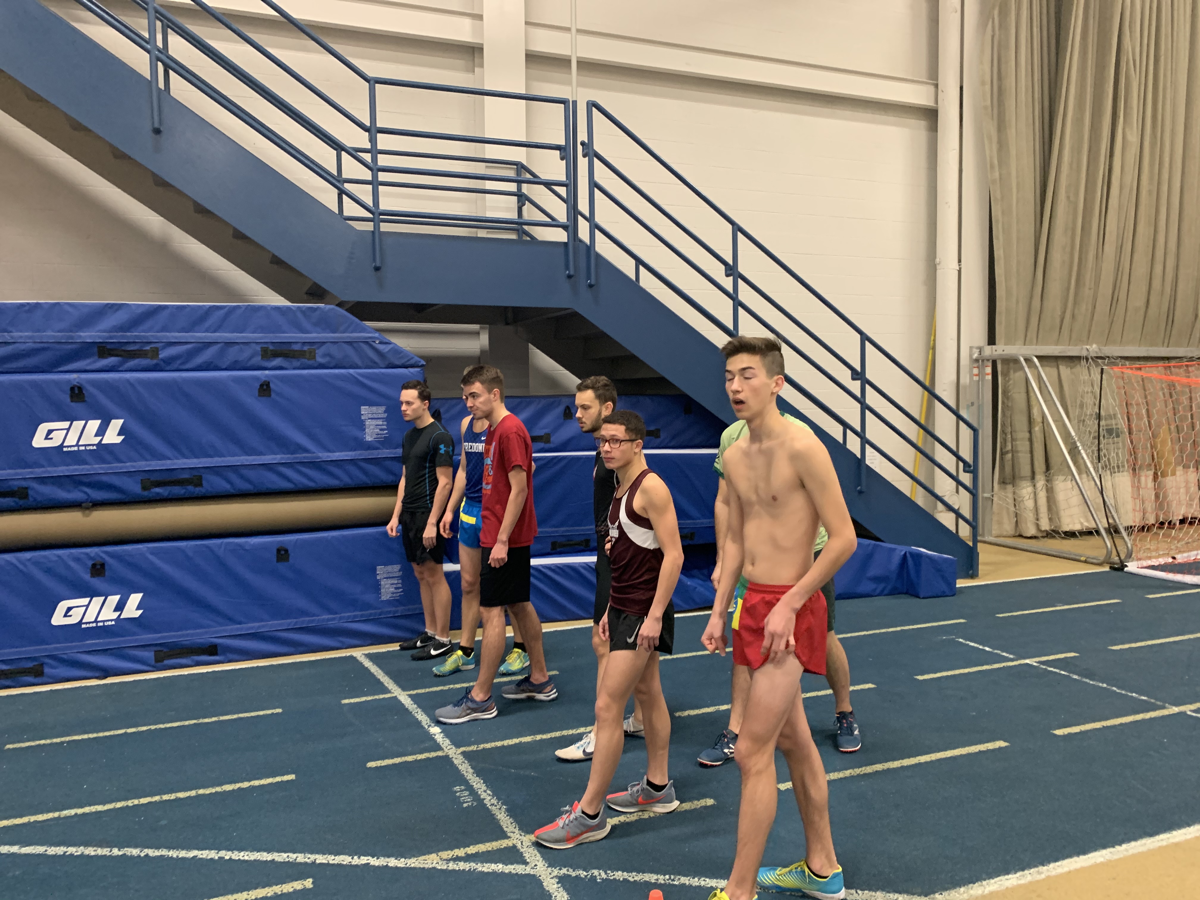 Ladder workout: Fredonia State distance crew